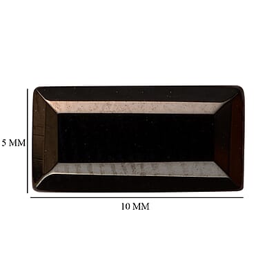 Elite Shungite (Bgt 10x5 mm) 0.89 ctw