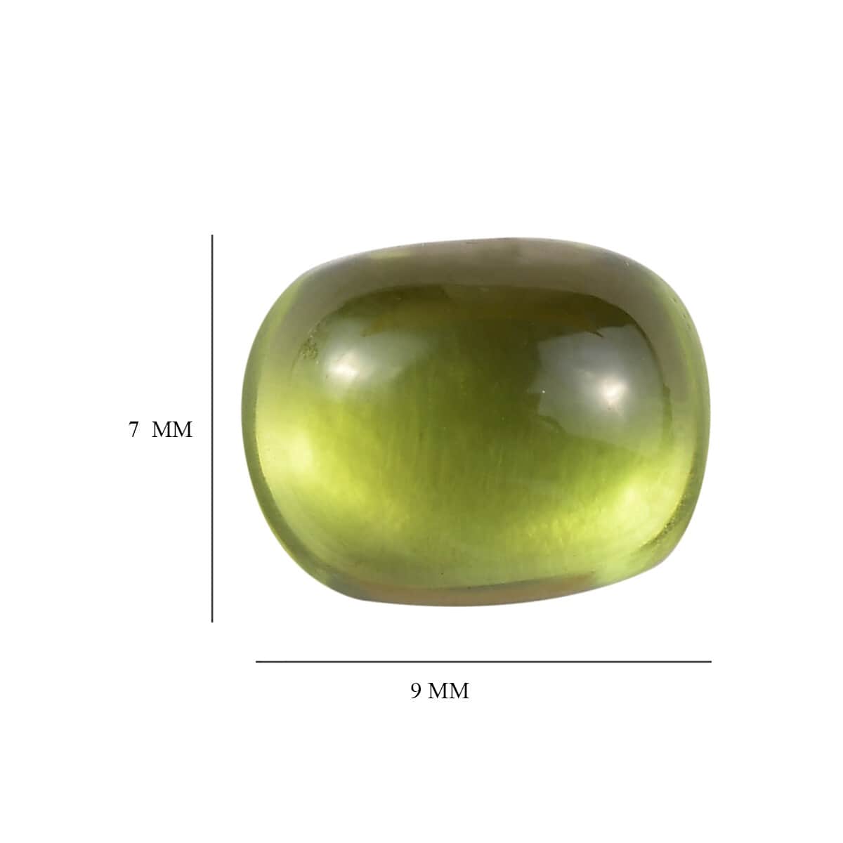 AA Peridot (Cush 9x7 mm) 2.53 ctw image number 3
