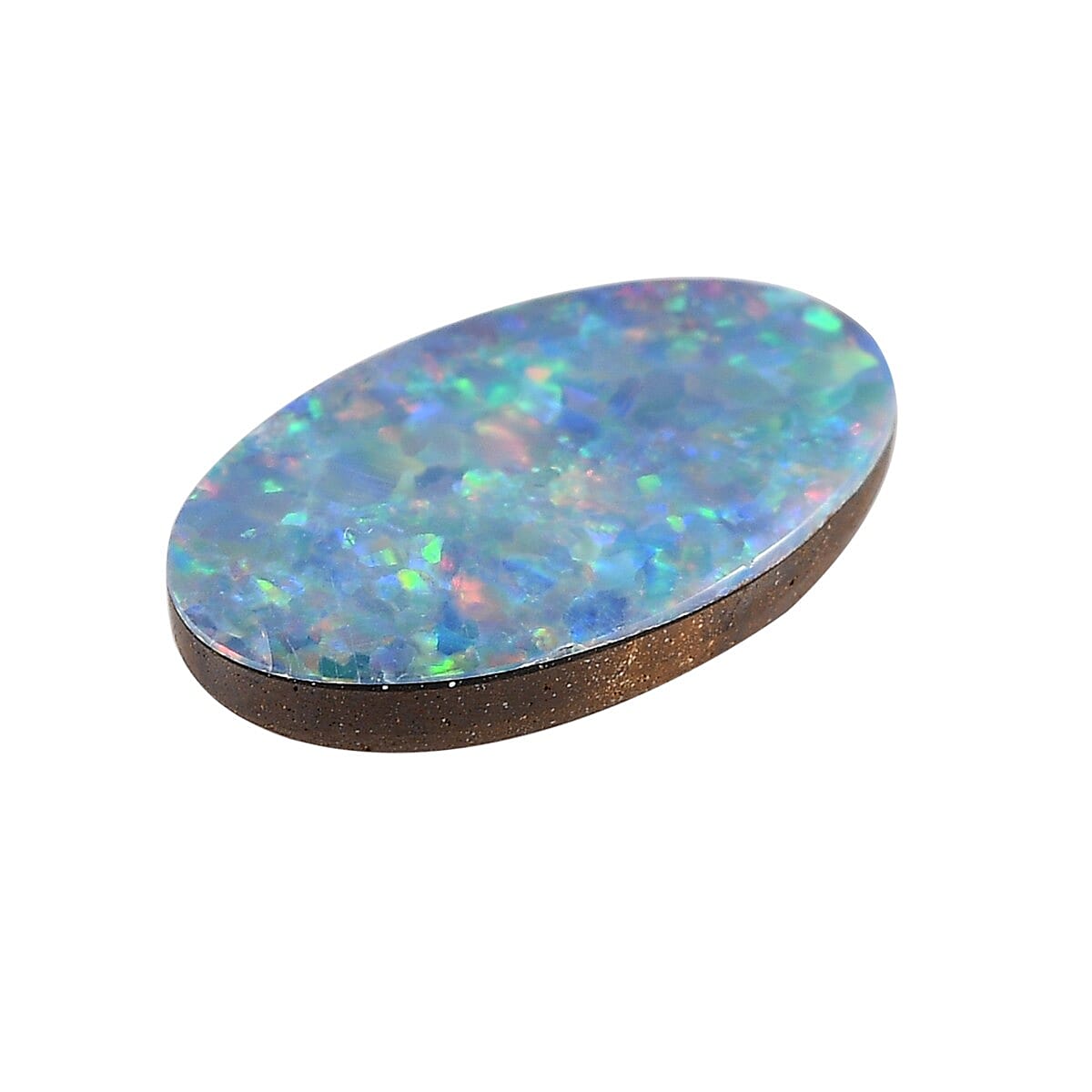 Boulder Opal Triplet (Ovl 18x11 mm) 6.36 ctw