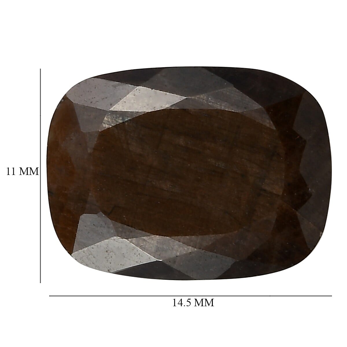 Chocolate Sapphire (Cush 14.5x11 mm) 9.68 ctw