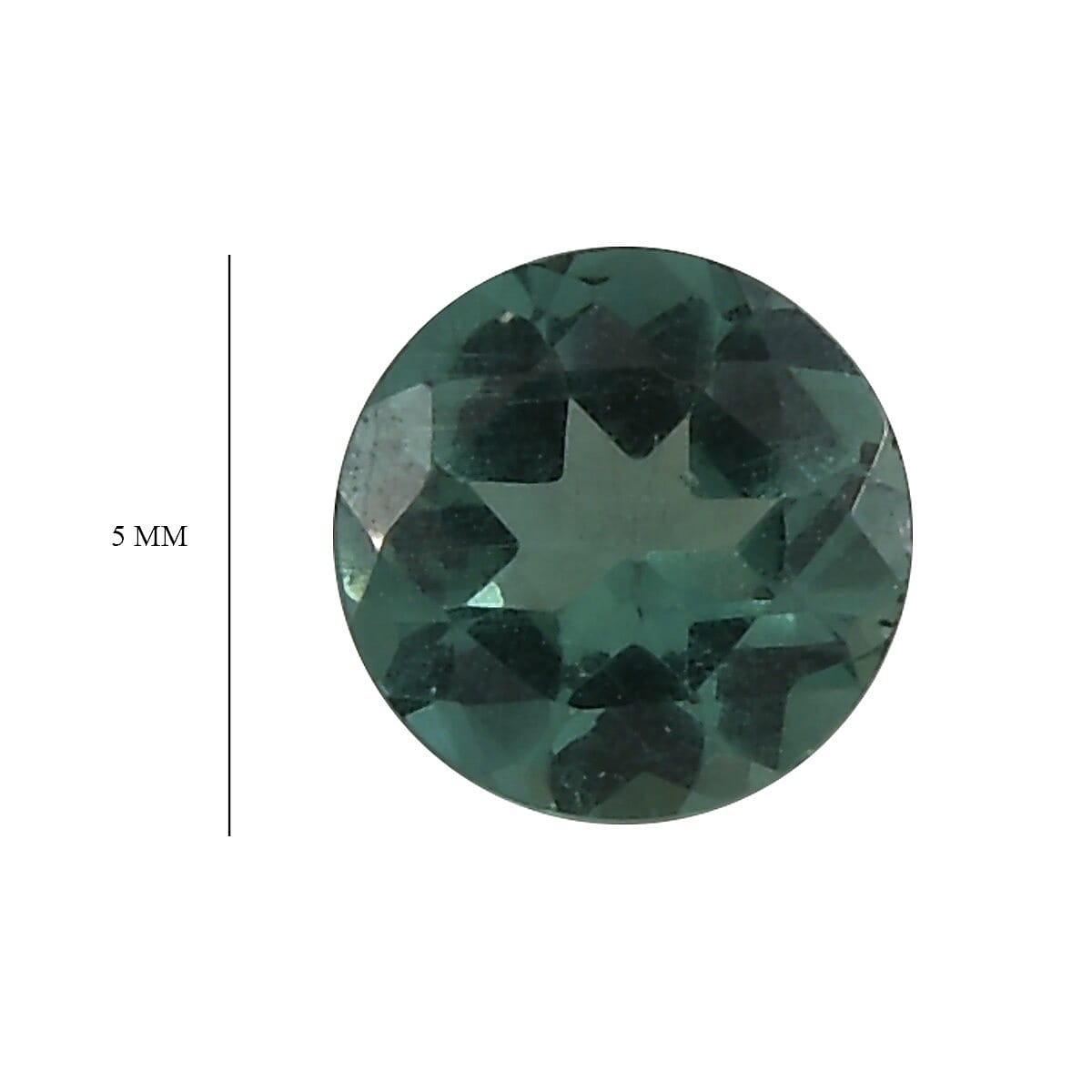 AA Indian Ocean Apatite (Rnd 5 mm) 0.49 ctw