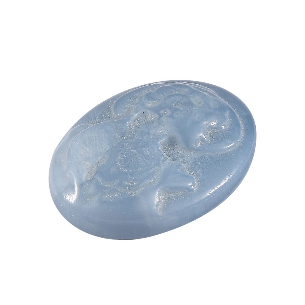 Oregon Blue Opal (Ovl 20x15 mm) 7.87 ctw image number 1