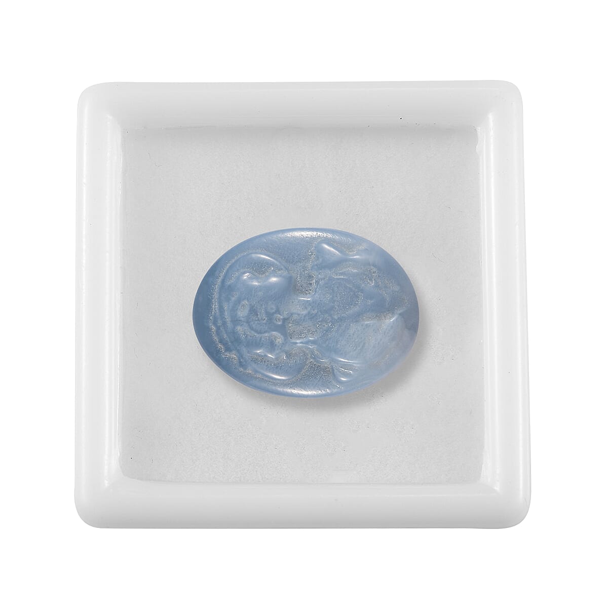 Oregon Blue Opal (Ovl 20x15 mm) 7.87 ctw image number 2