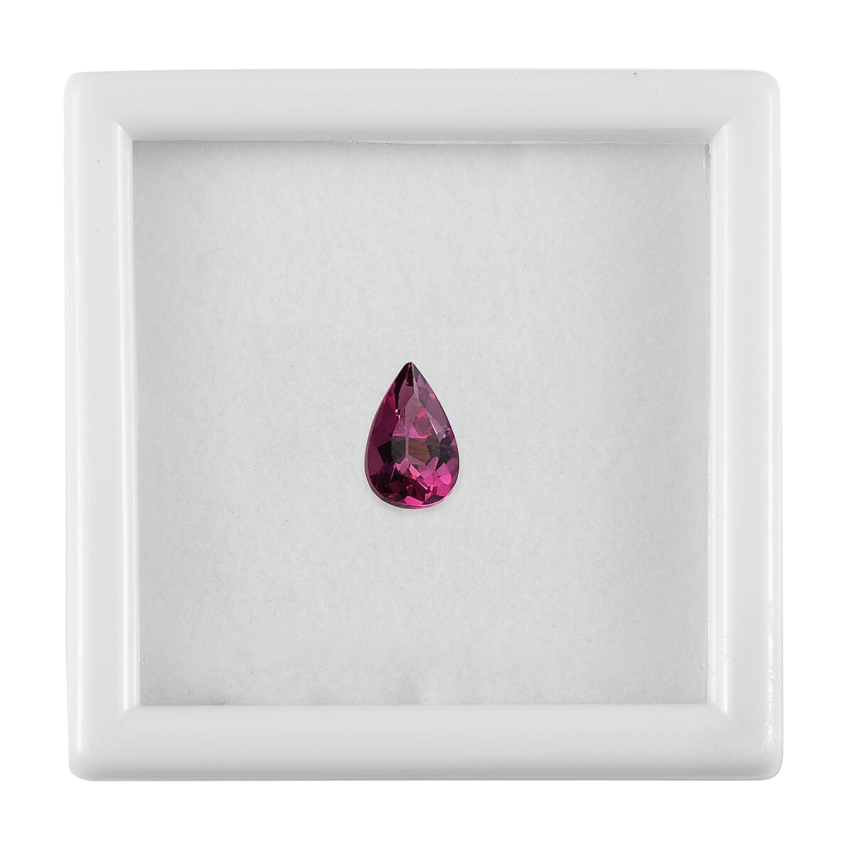 Orissa Rhodolite Garnet (Pear 8x5 mm) 0.89 ctw