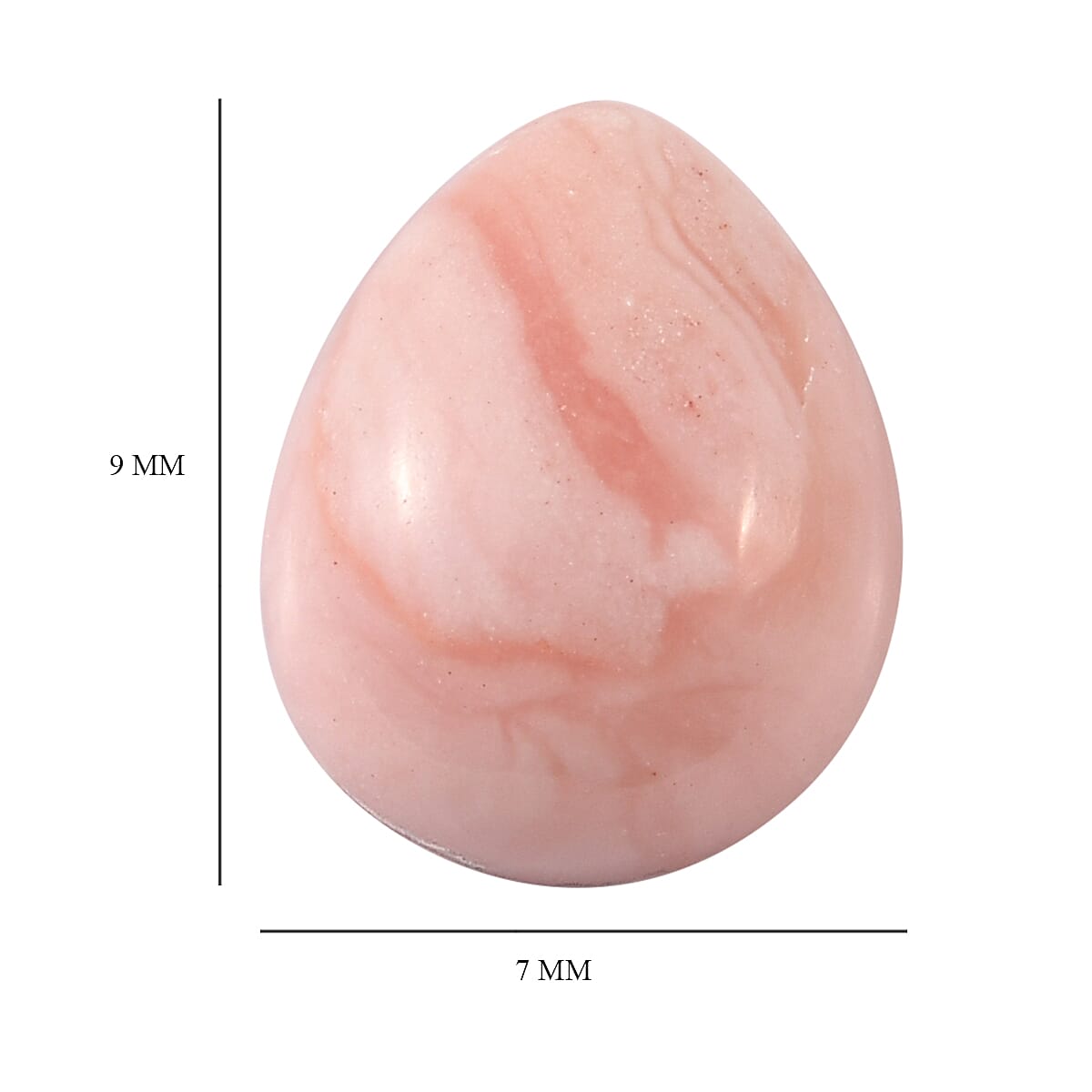 Oregon Pink Opal (Pear 9x7 mm) 0.80 ctw image number 4