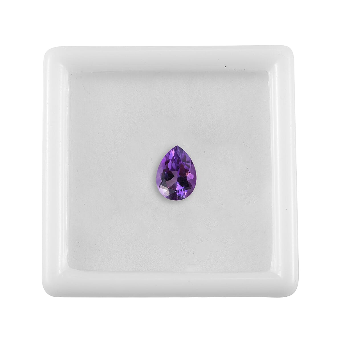 AA Moroccan Amethyst (Pear 8x6 mm) 0.77 ctw image number 2