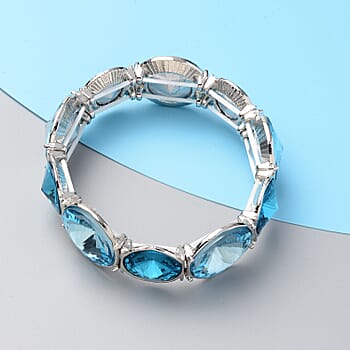 Blue Glass / 7 inches - Product card gallery slide 2 (10176772931897)