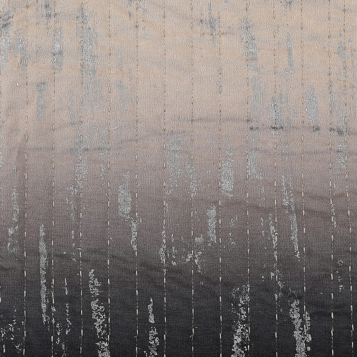 Cloud9 Luxury Bedding Collection, Ombre Quilt and Matching Shams with Silver Foil, Queen Size image number 5