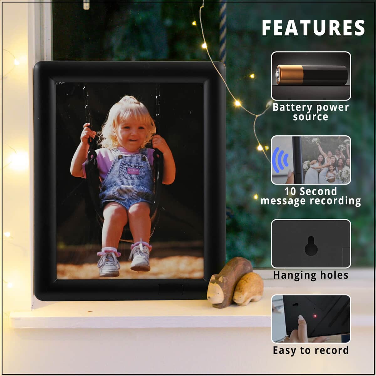 Recordable Message Photo Frame (3xAAA Not Included) image number 2