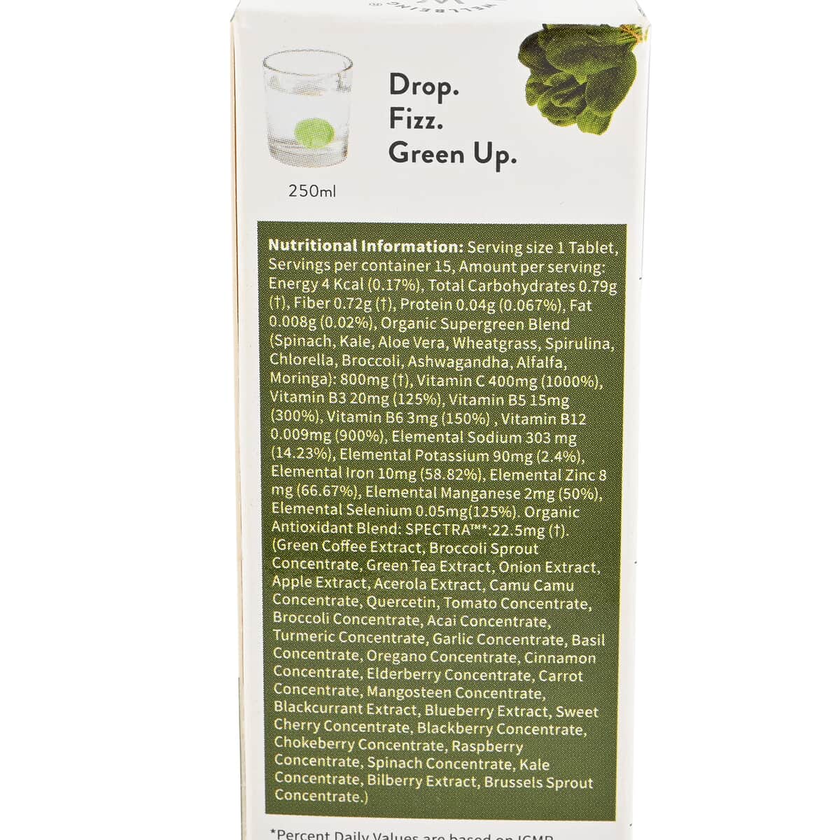 Wellbeing Nutrition Daily Greens (15 Effervescent Tablets) image number 3