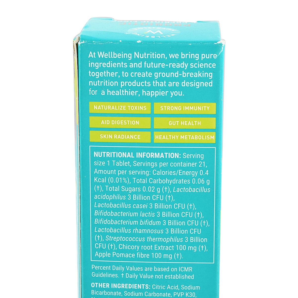 Wellbeing Nutrition Probiotic Digestive Balance (21 Effervescent Tablets) image number 3