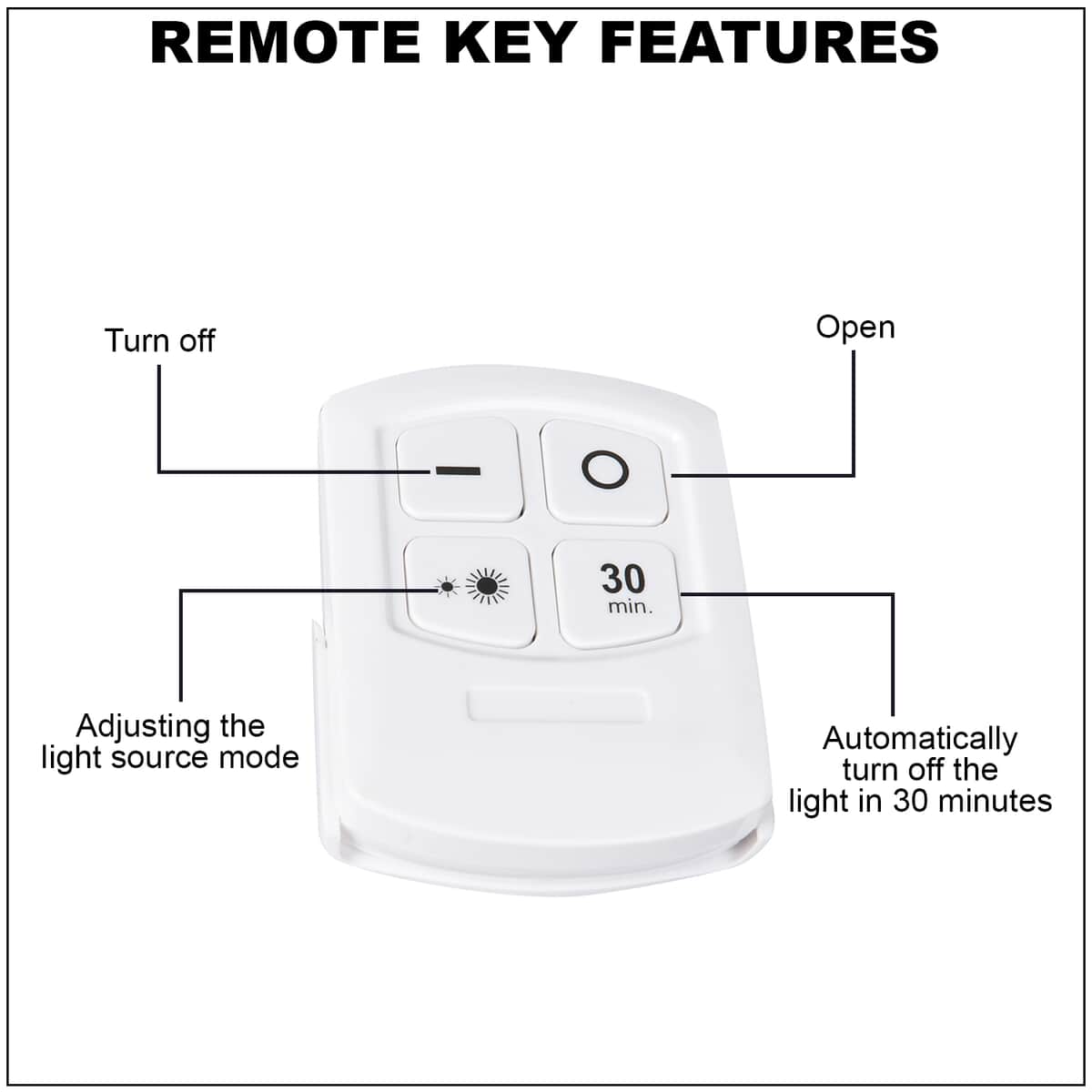COB Infrared Remote Control Dimmer & Push Light image number 3