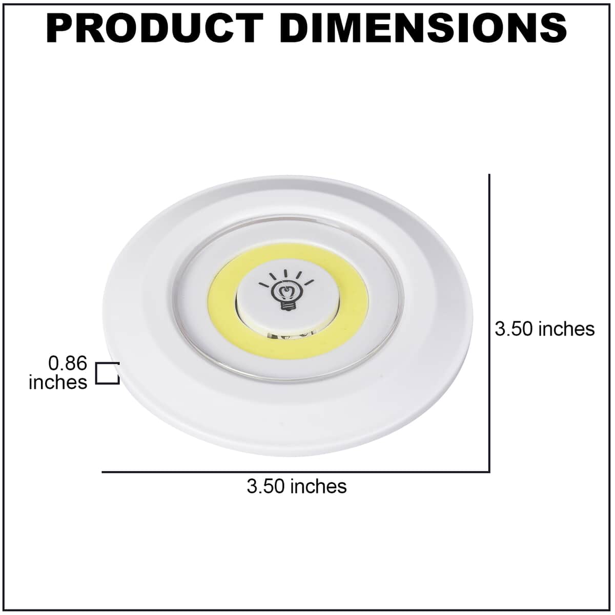 COB Infrared Remote Control Dimmer & Push Light image number 4