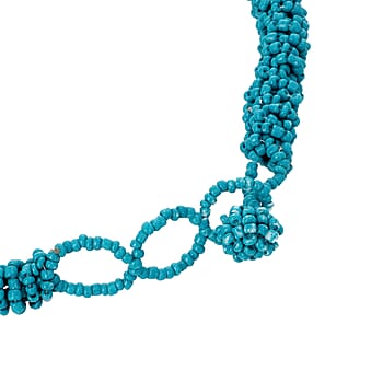 Green & Turquoise Seed Bead - Product card gallery slide 2 (9431250862335)