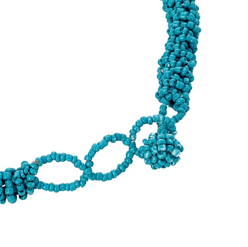 Green & Turquoise Seed Bead - Product card gallery slide 2 (9431250862335)