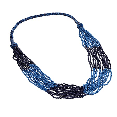 Blue Seed Bead - Product card gallery slide 1 (10176773914937)