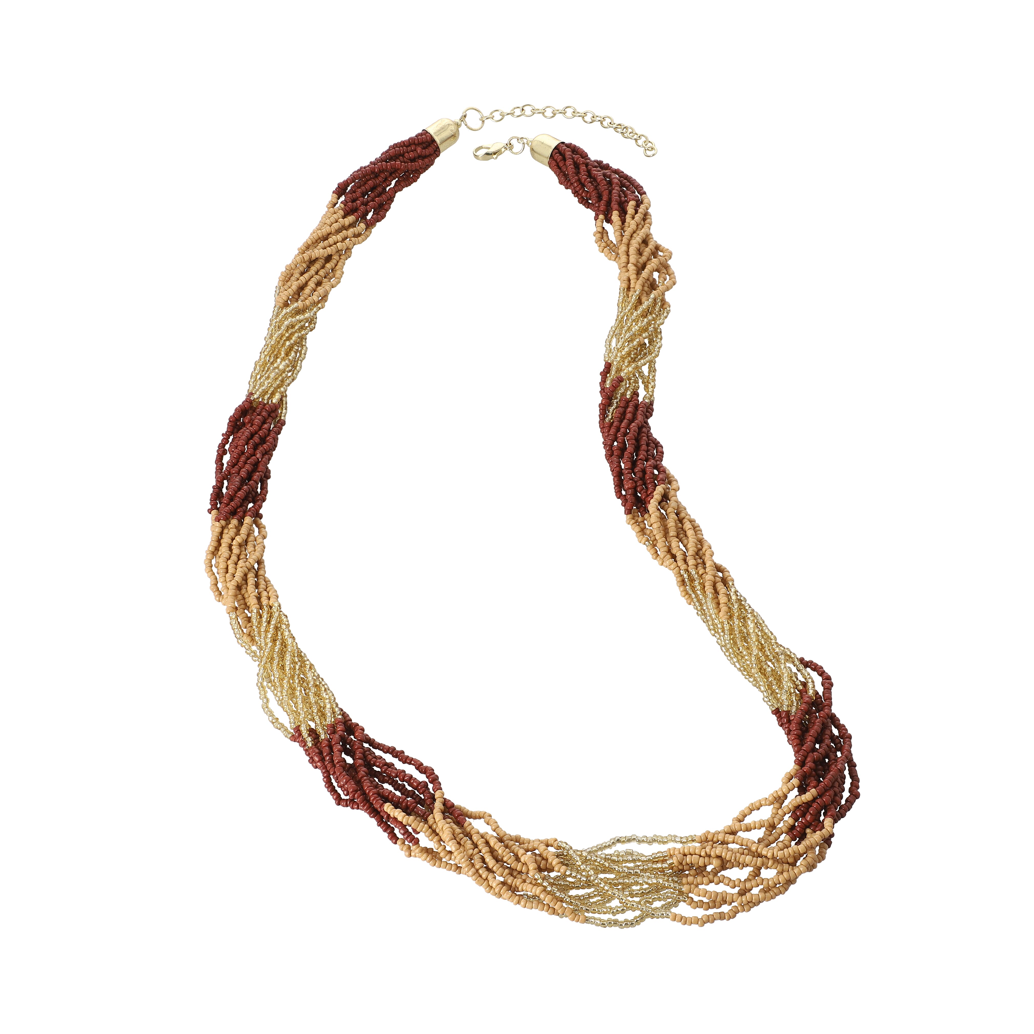 Beige & Brown Seed Bead - Product card gallery slide 1 (9431298343167)