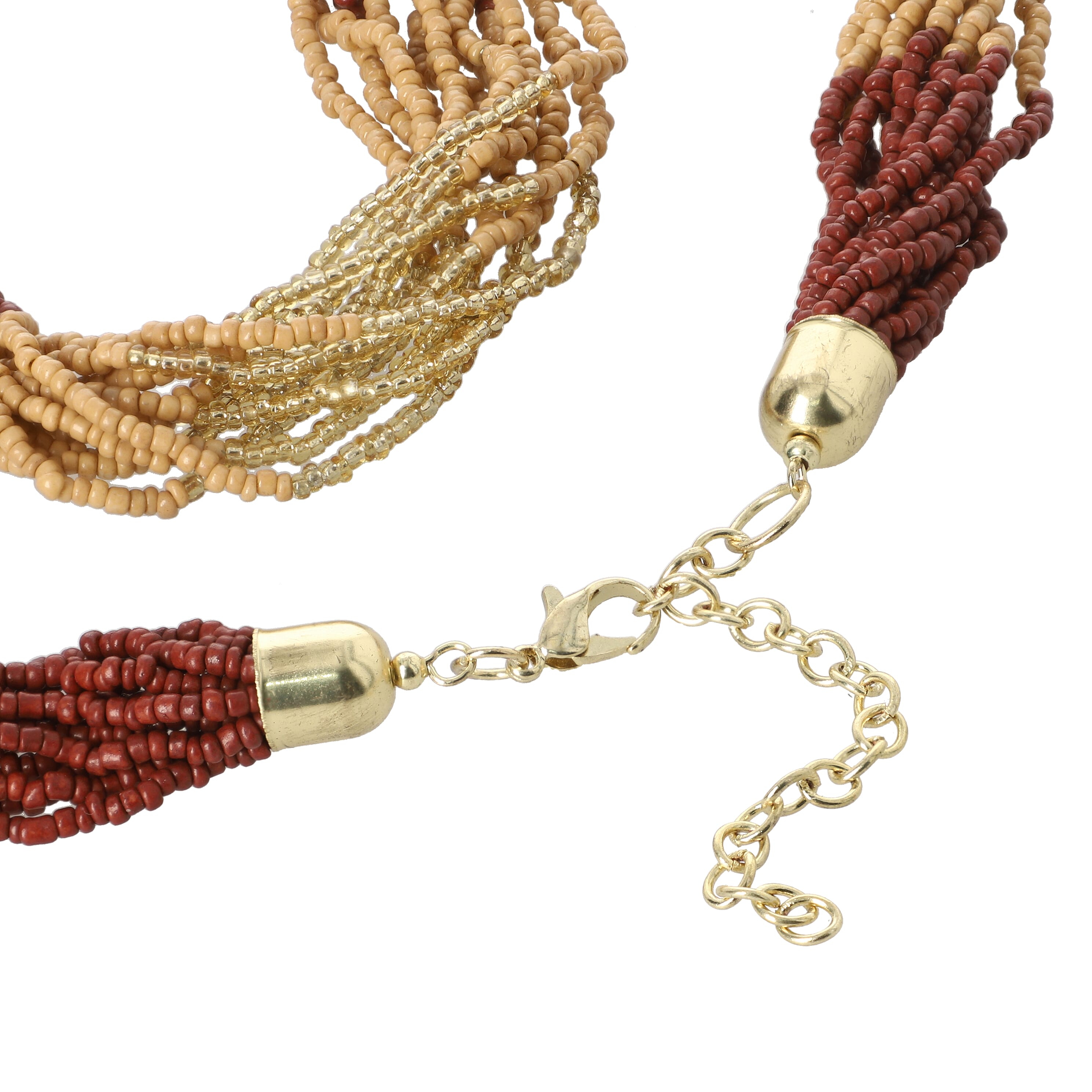 Beige & Brown Seed Bead - Product card gallery slide 2 (9431298343167)