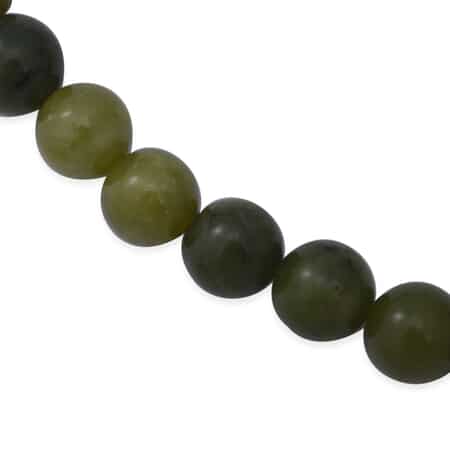 Connemara Marble 8mm Beaded Necklace 18 Inches in Sterling Silver 250.00 ctw image number 2