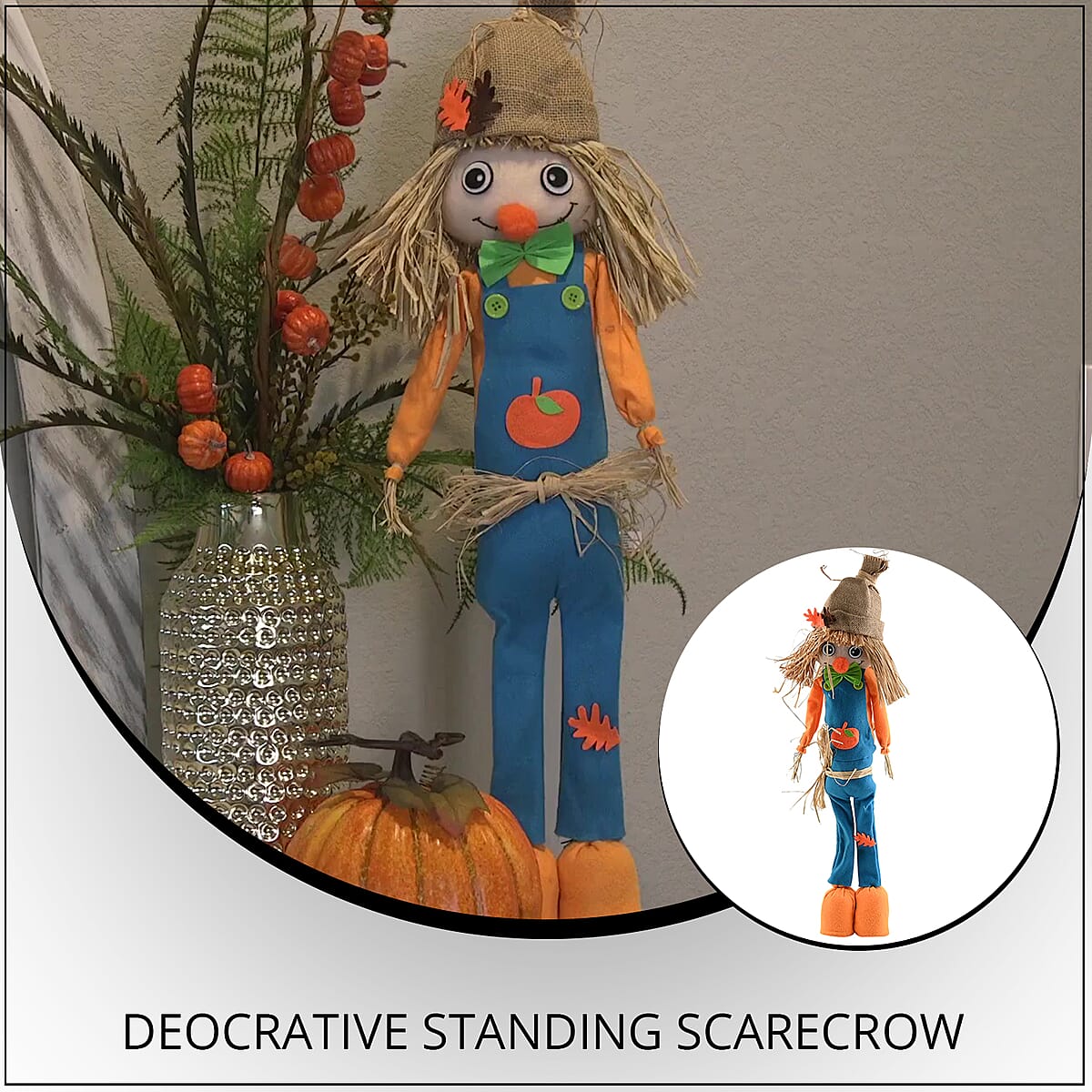Good Old Decorative Standing Scarecrow image number 1