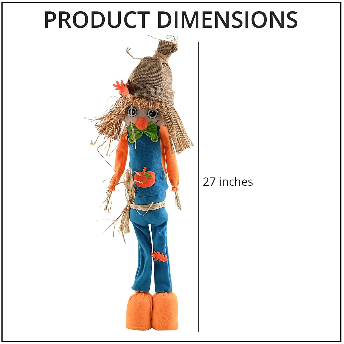 Good Old Decorative Standing Scarecrow image number 3