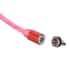 Red 3 in 1 Magnetic USB Cable with Flowing LED Light image number 3