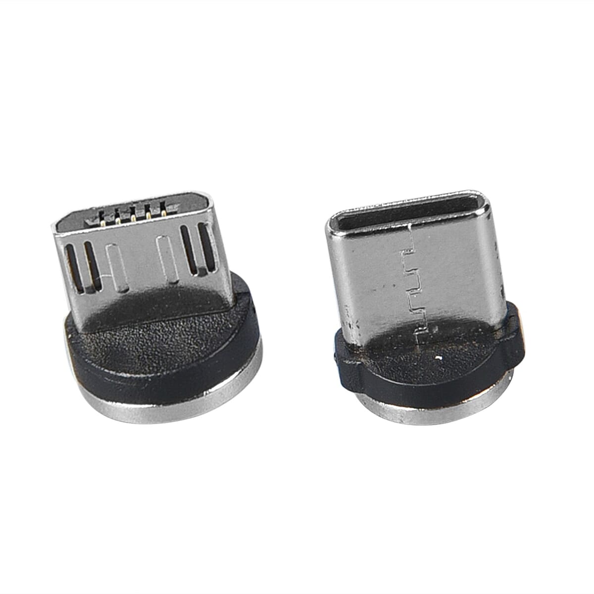 White 3 in 1 Magnetic USB Cable with Flowing LED Light image number 4