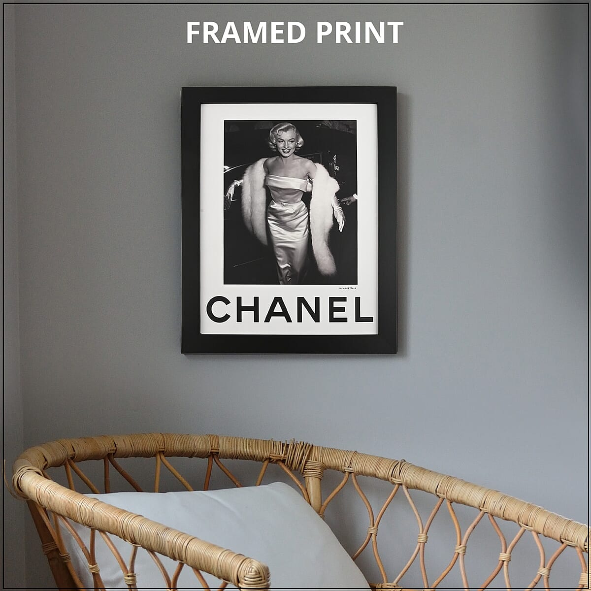 Marilyn Monroe Premiere of Call Me Madame  Chanel 14x18 framed Print image number 1