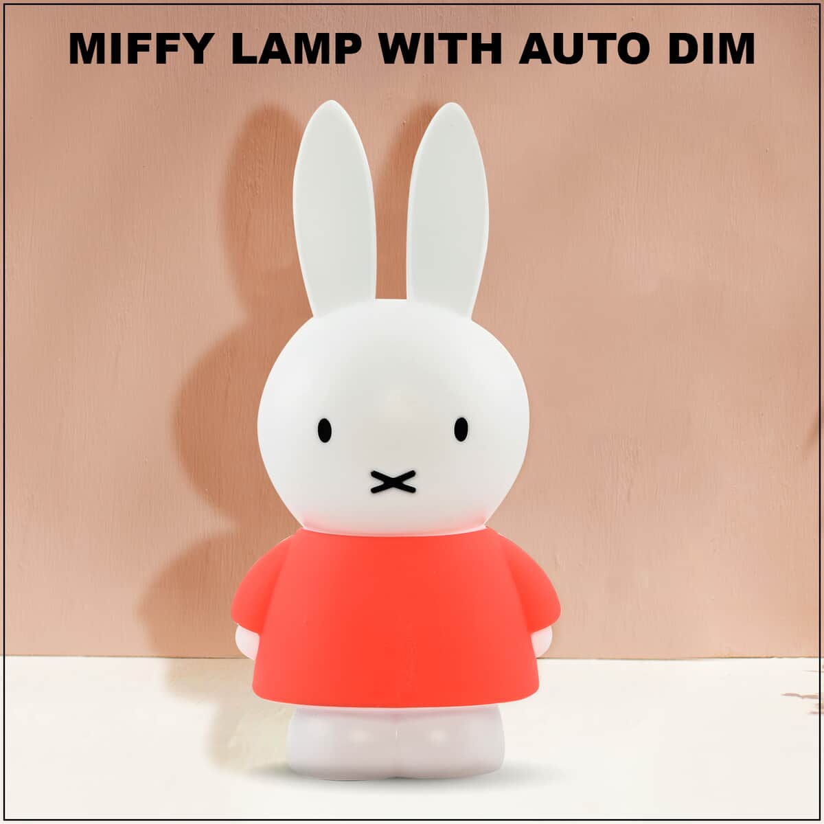 Miffy Lamp with Auto Dim -Orange  image number 1