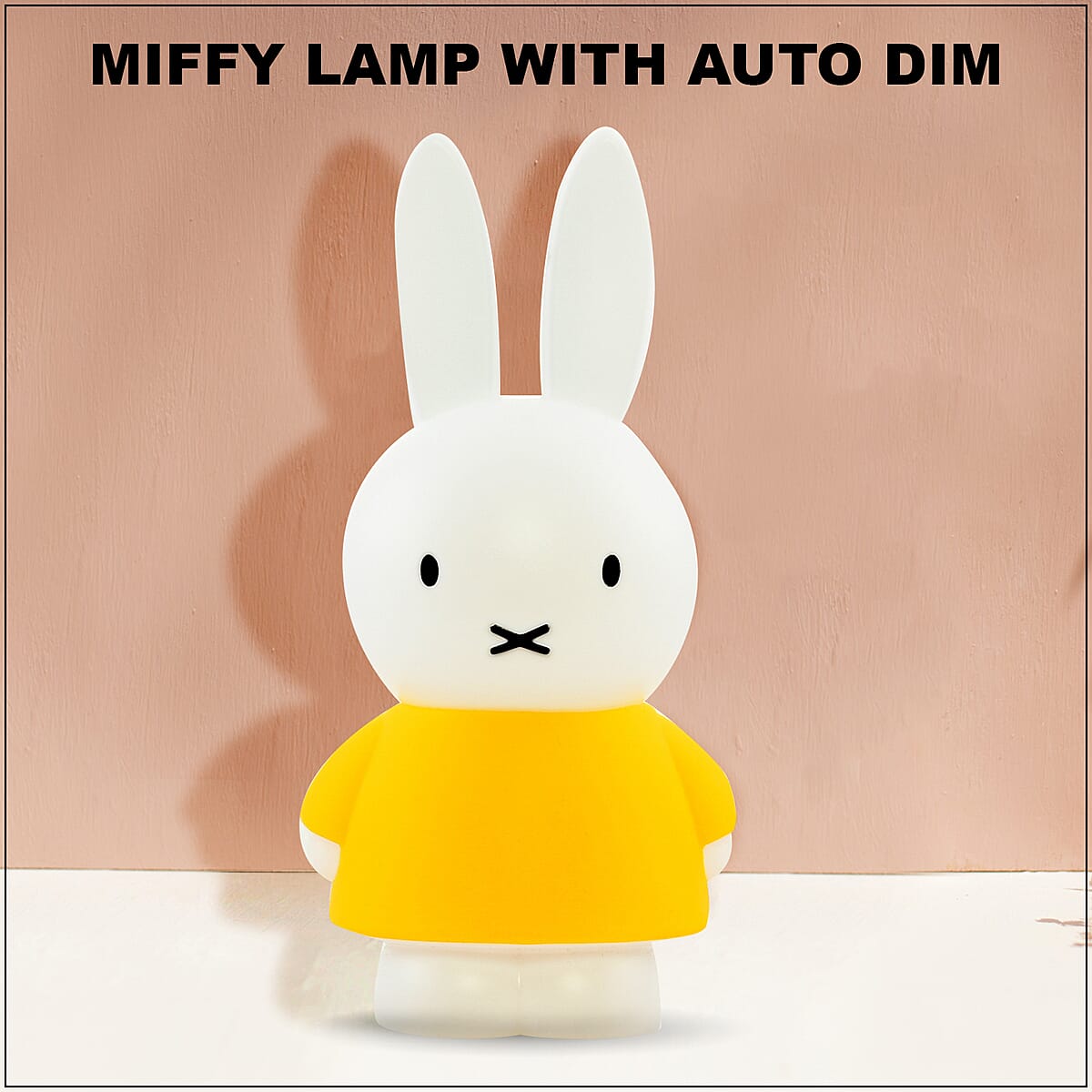 Miffy Lamp with Auto Dim -Yellow image number 1