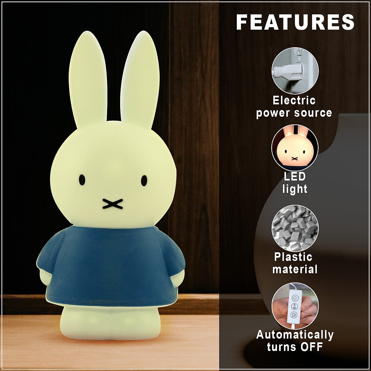 Miffy Lamp -Blue