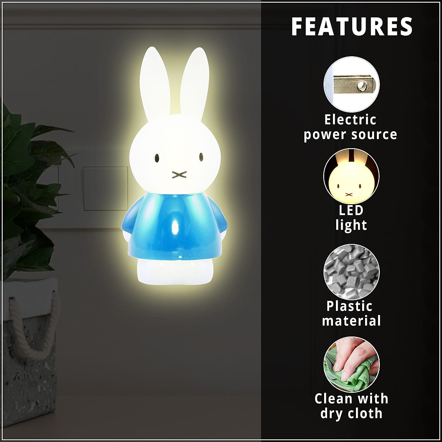 Miffy Night Light -Blue