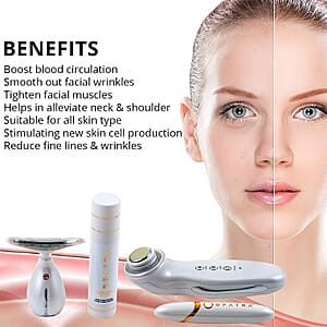 Opatra DermiSystem Case With Anti Aging tools- Dermieye, Dermineck, Dermisonic And Opatra Aloe Vera Peeling Gel With Lifetime Warranty