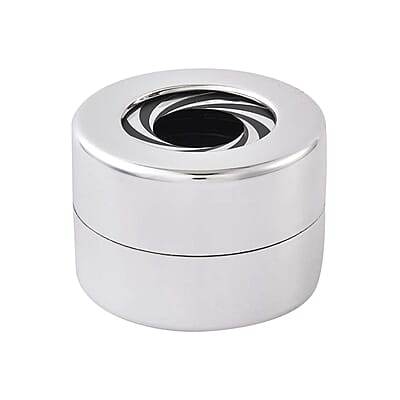 Jade Sponge & Black Flannelette Jewelry Box