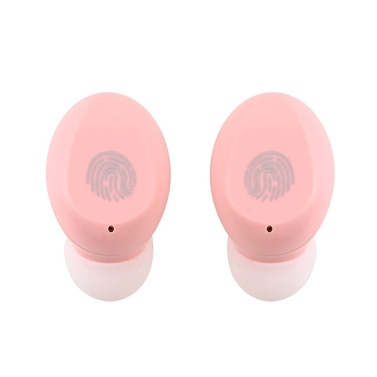 Pink Wireless Earbuds with Charging Case image number 1