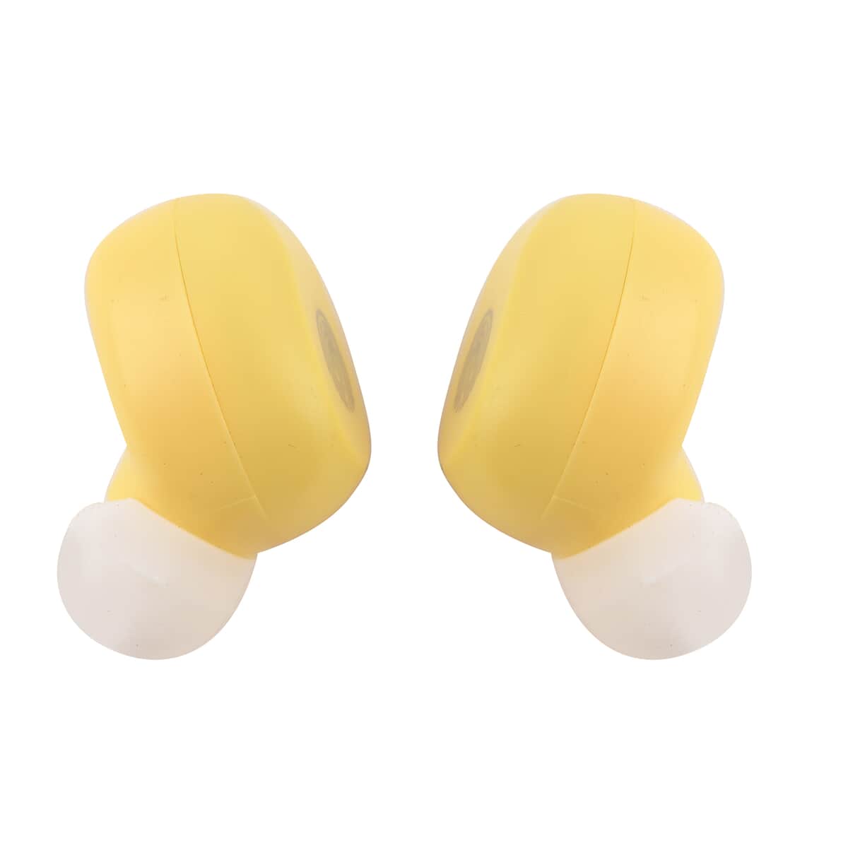 Yellow Wireless Earbuds with Charging Case image number 0