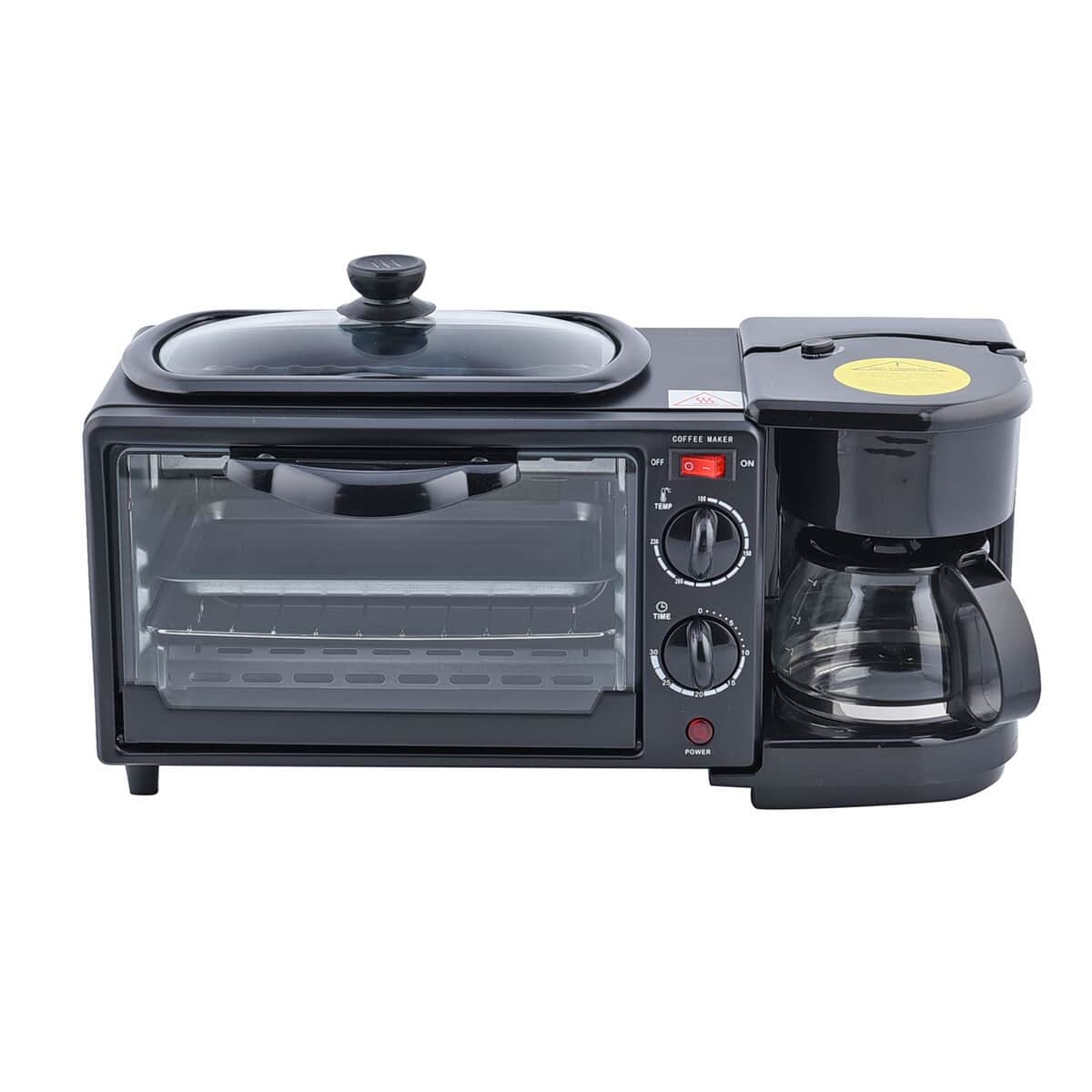 3-in-1 Complete Breakfast Machine Combination - Oven, Frying Pan and Coffee Maker (9 Liters) image number 0