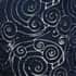 Handmade Dark Blue Spiral Motif Pattern 100% Rayon Sarong image number 4
