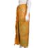 Handmade Orange Floral Motif Pattern 100% Rayon Sarong | Women's Saron Wrap | Sarong Skirt | Beach Sarong Cover Up image number 3