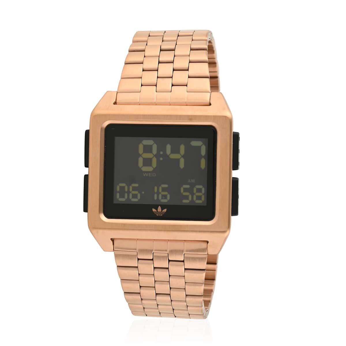 ADIDAS ARCHIVE_M1 Multi-function Digital Movement Square Dial Watch in ION Plated RG Over Stainless Steel (40mm) image number 0