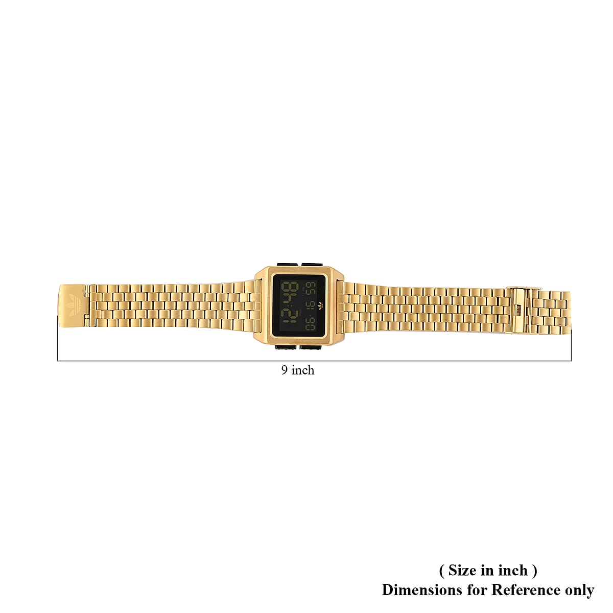 ADIDAS ARCHIVE_M1 Multi-function Digital Movement Square Dial Watch in ION Plated YG Over Stainless Steel (40mm) image number 4