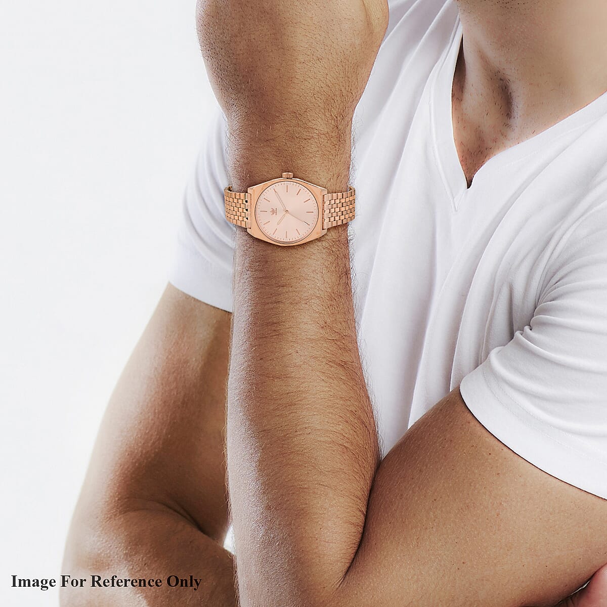 ADIDAS Process M1 Japanese Movement Watch in ION Plated RG Over Stainless Steel (38mm) image number 1