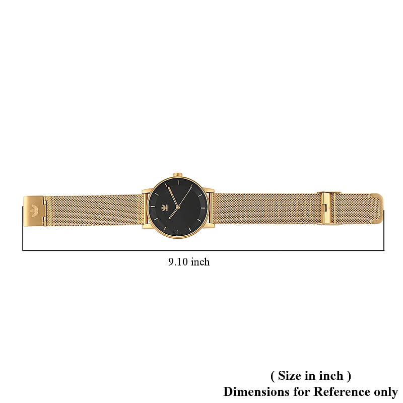ADIDAS Japanese Movement Watch in ION Plated YG Over Stainless Steel (40mm)