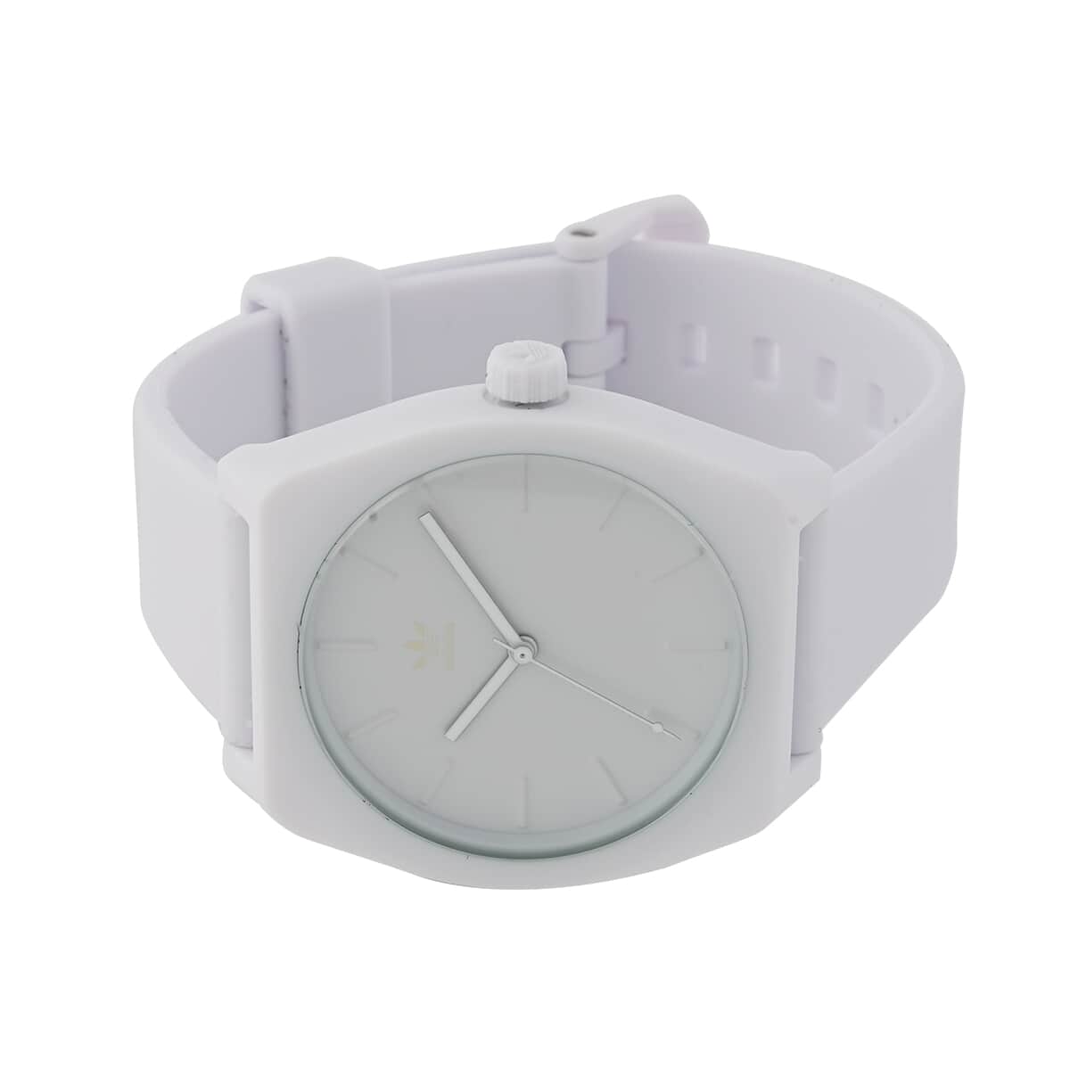 ADIDAS Process SP1 Japanese Quartz Movement Silicone Strap Watch in White 38mm