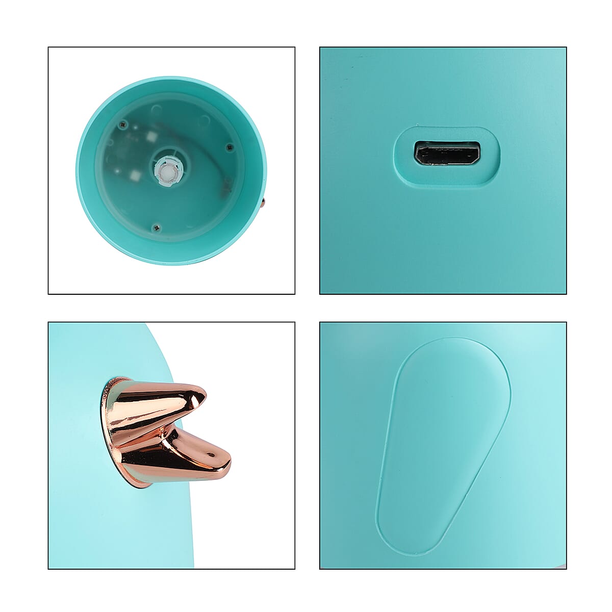 Bird-Shaped Portable, Silent Electric USB, Sky Blue Mini Cool Mist Humidifier With Night Light, Auto Shut Off, (330ml, DC 5V) image number 5