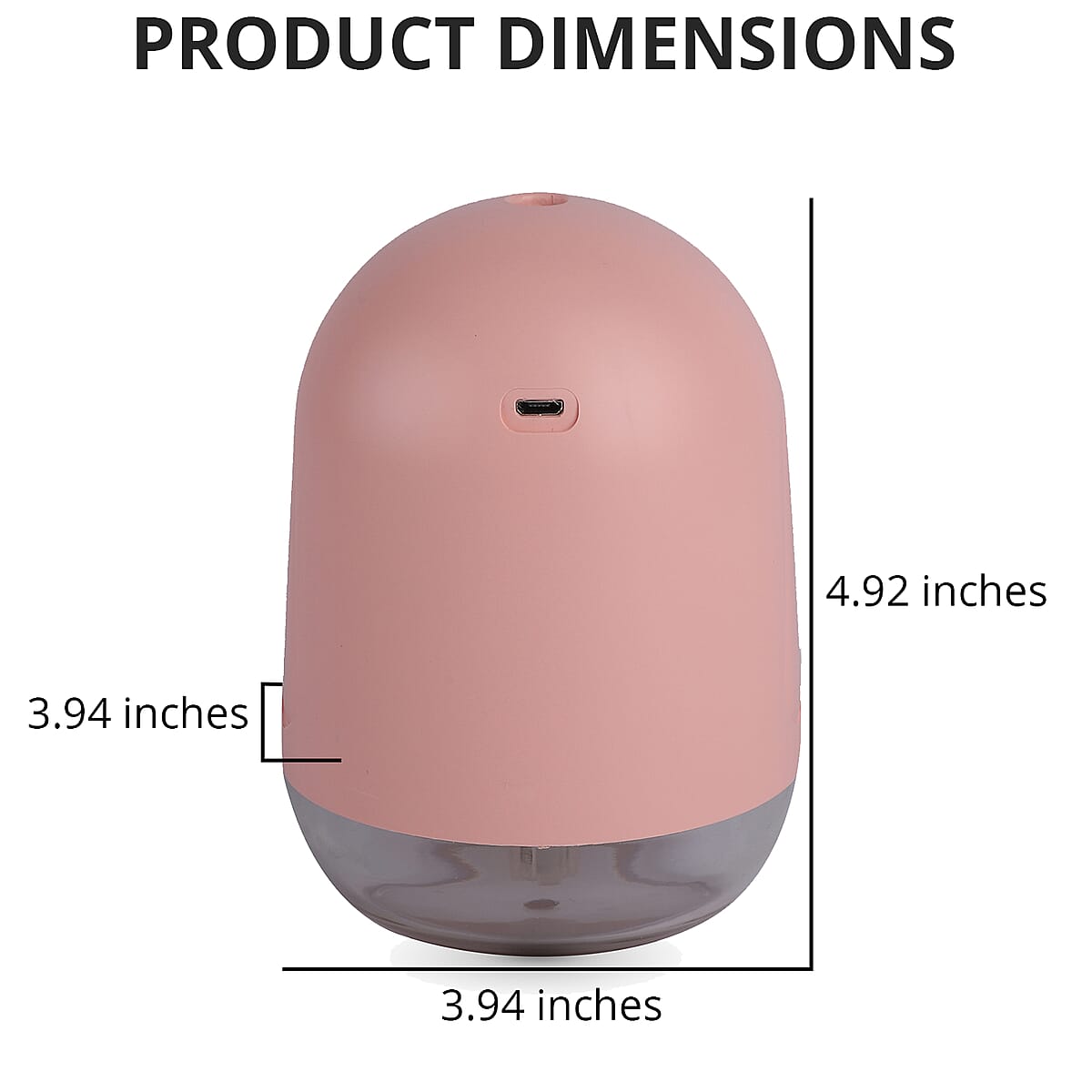Bird-Shaped Portable, Silent Electric USB, Pink Mini Cool Mist Humidifier With Night Light, Auto Shut Off, (330ml, DC 5V) image number 4