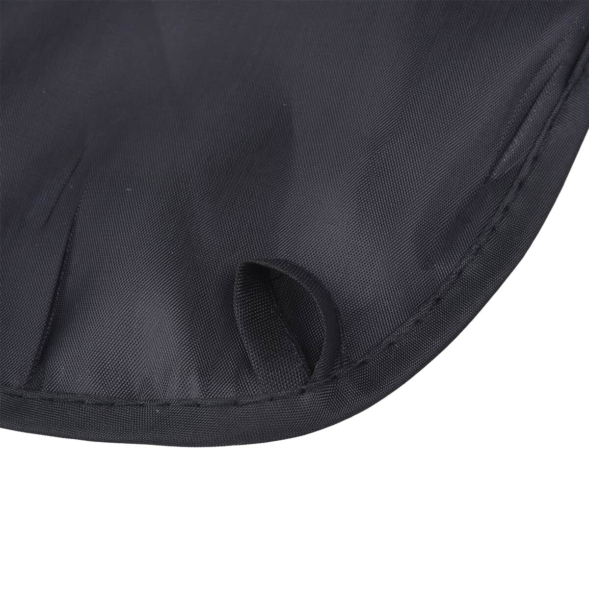 Male Beard Apron with 2 Suction Cup - Black image number 5