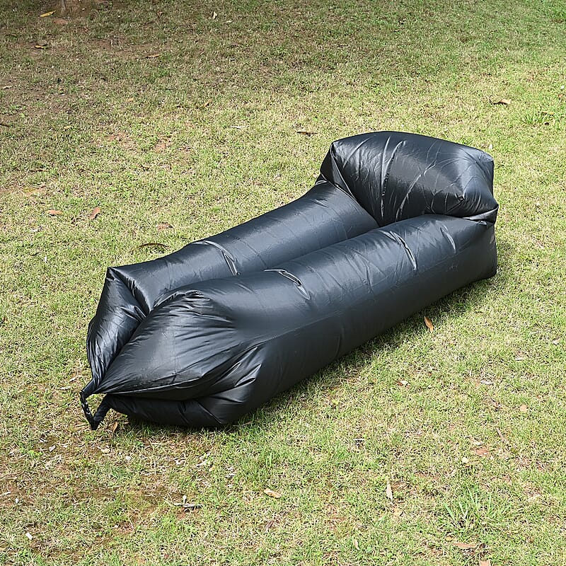 Air Sofa with Drawstring Bag -Black