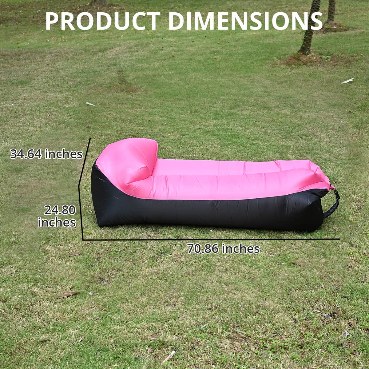 Air Sofa with Drawstring Bag -Pink image number 4