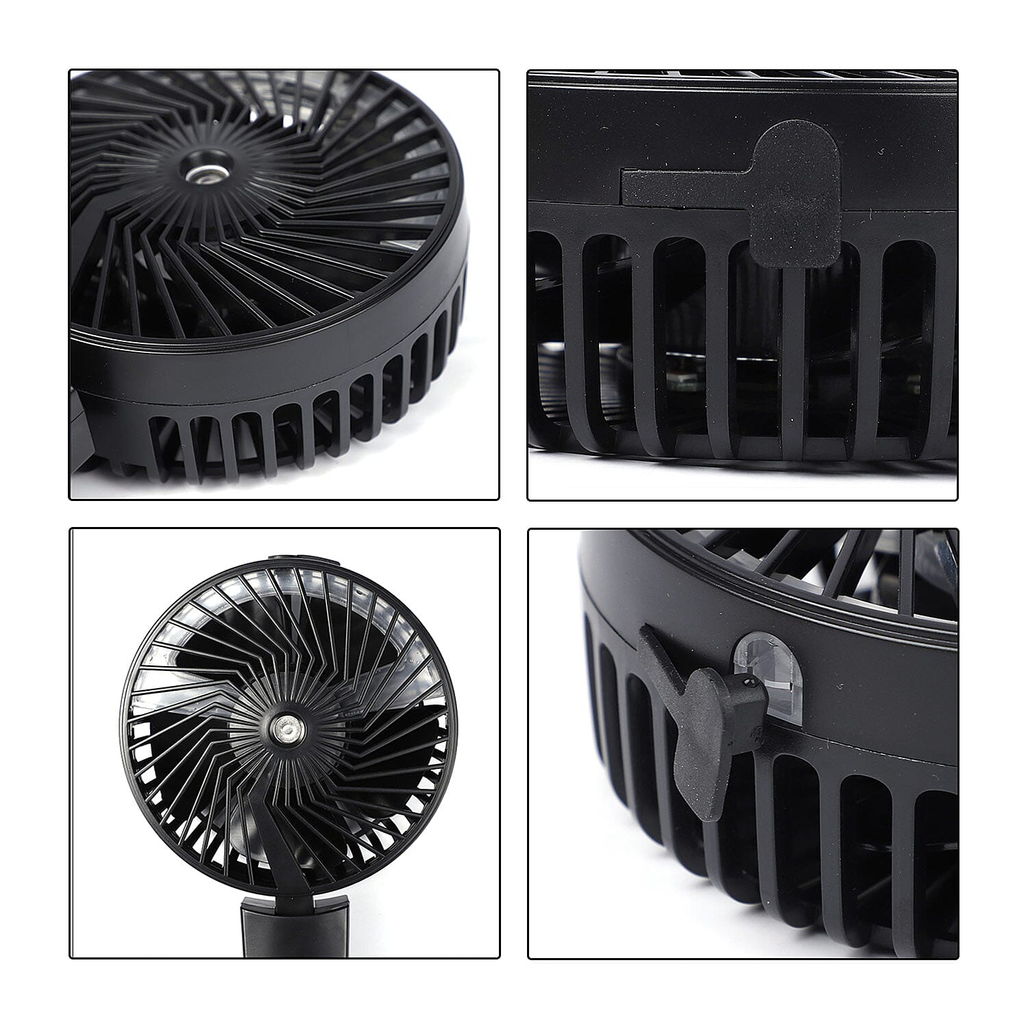 Black Spray Handheld Fan (1200mAh Battery Included)